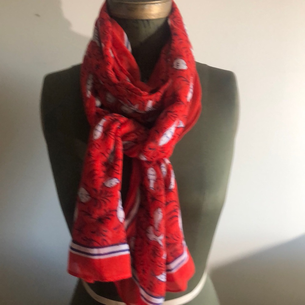 Vena cotton scarf/shawl